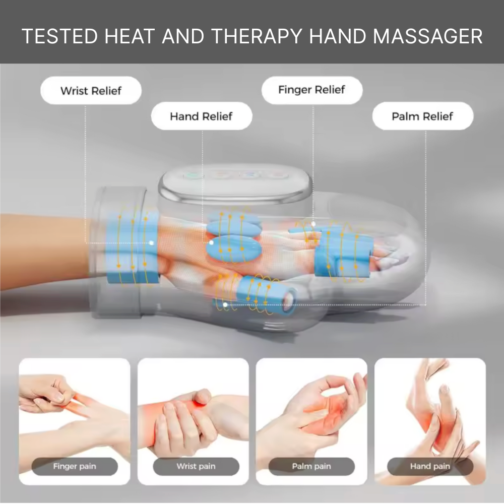Hand Massager with Heat & Compression