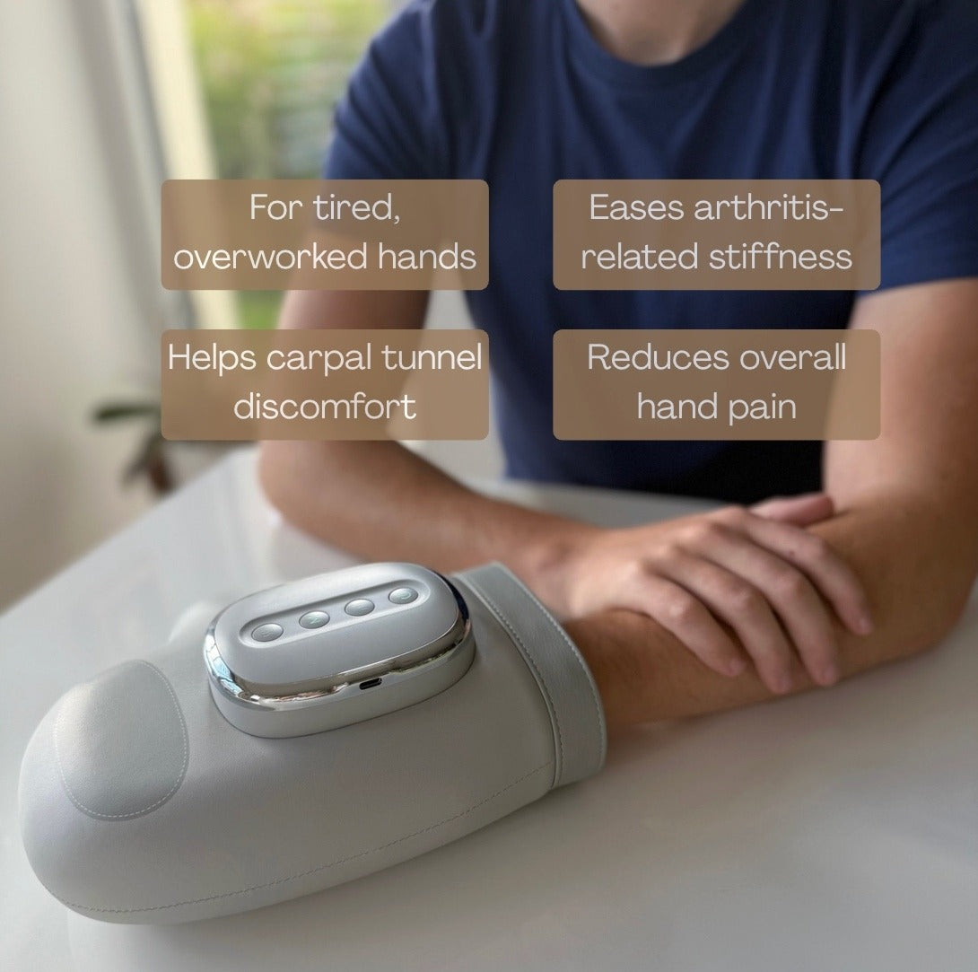 Hand Massager With Heat & Compression - Cordless For Arthritis, Carpal Tunnel, Hand Pain Relief - Rechargeable, Portable, Adjustable Settings Compression Hand Massager Hand Massager With Heat & Compression - Cordless For Arthritis, Carpal Tunnel, Hand Pain Relief - Rechargeable, Portable, Adjustable Settings Compression Hand Massager